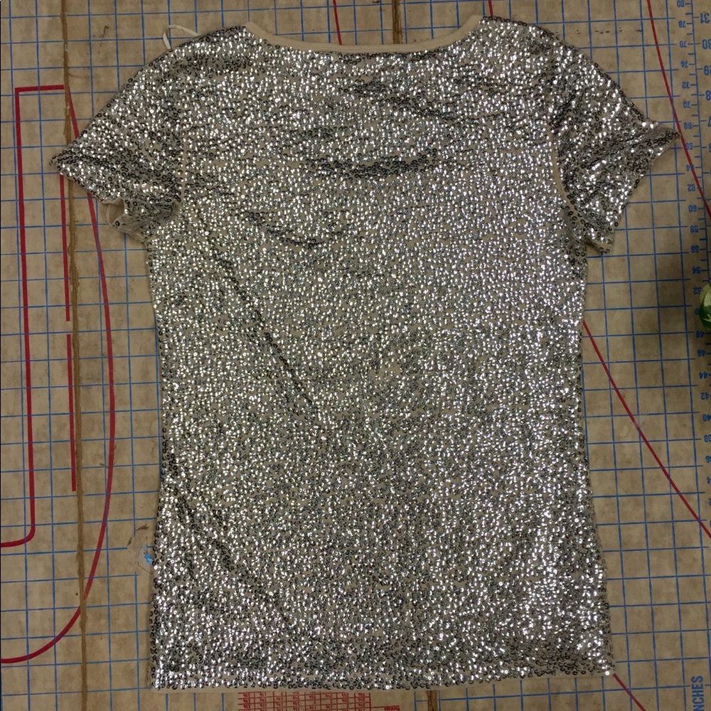 Michael Kors Sequin Tee Size Small View 4